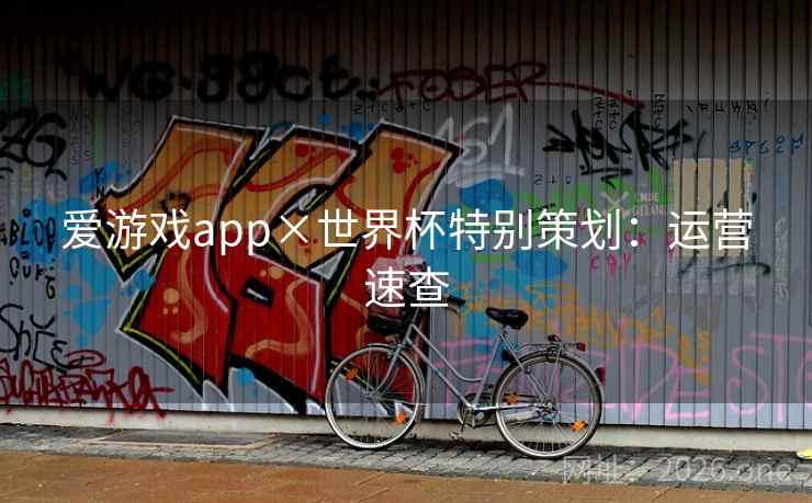 爱游戏app×世界杯特别策划：运营速查